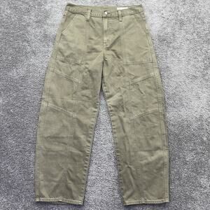 GAP Olive Green Wide Leg Jeans